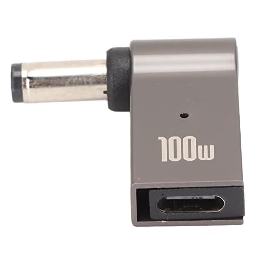 Laptop Charger Adapter, Built in Chip Usb To DC Adapter Portable Elbow for Travel for Office for Studio (5.5 * 2.1mm)