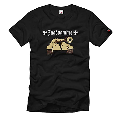 Jagdpanther SdFZ173 WH WK Bundeswehr T-Shirt Noir 3XL