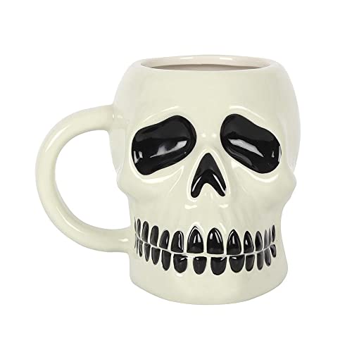 Something Different Skull Tasse en Céramique Gothique Horreur Rock Halloween Articles de Maison, Tasse à Café, Thé, Boissons Chaudes