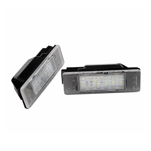 Lámpara matrícula trasera para Citroen C4 C5 viajes nocturnos seguros luz LED de carretera