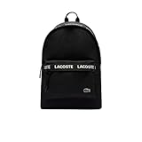 Lacoste Unisex Neocroc Seasonal Backpack, Tape Black, One Size