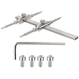 TOKIDNY Einstellbarer Edelstahl Objektivschlüssel für Kameraobjektive Langlebiges Reparaturwerkzeug Präzises Öffnungswerkzeug für Linsenkopfschrauben für Professionelle Fotoreparatur und