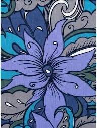 Image of Bombay Dyeing Epigram Printed Single Bed 100% Cotton Bedsheet Collection - (224X150) (H. Blue)