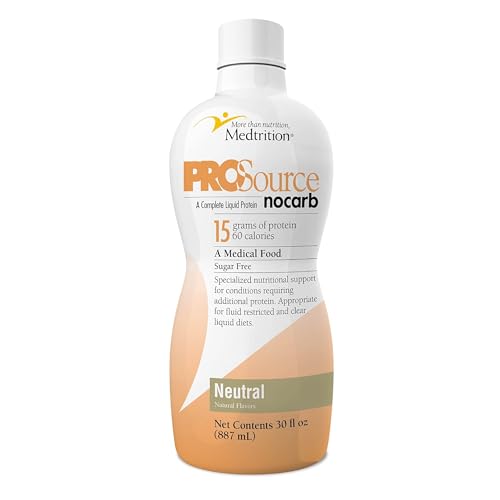 Liquid Collagen Peptides Type I III 15 Grams Protein per Oz. |Prosource NoCarb Neutral Bottle Medtrition