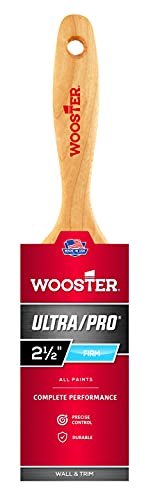 Wooster Brush 4176-2 1/2 912-0041760024 2-1/2Nyl FLT Varn Brush, 2.5 Inch