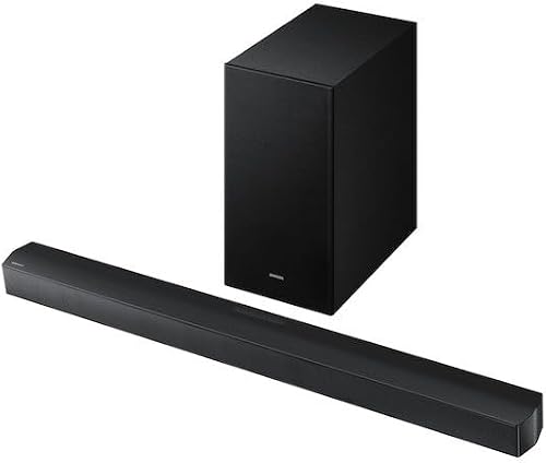 Samsung B-Series HW-B650F 370W 3.1 Channel Subwoofer Soundbar, Titan Black