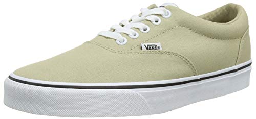 Vans Men's Low-Top Trainers, Green Canvas Eucalyptus White W71, 47