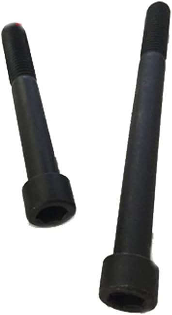 2pcs M5*110mm black color Allen screw inner hexagon glossy surface lengthing bolt machine nail 8.8 grade carbon steel TYPE2388