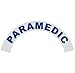 Kramer Paramedic Blue Helmet Crescent Reflective Decal Hard Hat Sticker