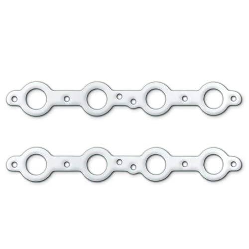 Remflex 2048 Exhaust Gasket for Chevy V8 Engine, (Set of 2)