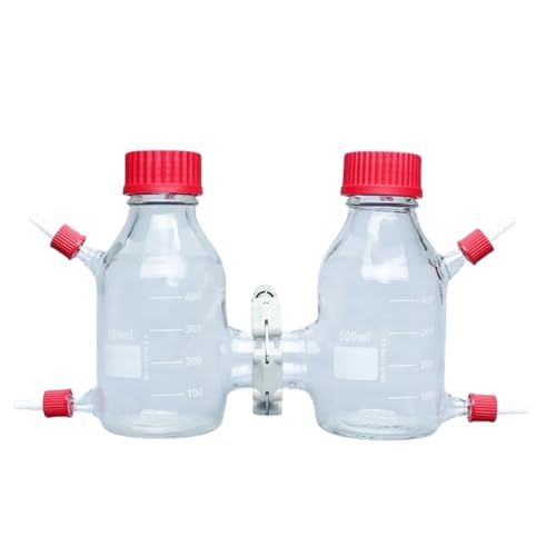 500ml MFC Microbial Reactor electrolytic Cell clamp Type II bioglass Fuel Cell Reactor