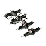 Eje diferencial delantero y trasero de metal 4x4 6x6 8x8. Compatible con camiones, remolques y volquetes RC Tamiya 1/14. Compatible con Scania, Benz y Volvo. Piezas para maquetas DIY.