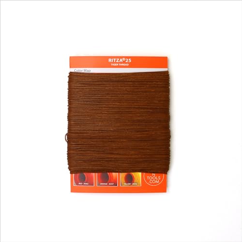 Hilo Ritza 25 Tiger 0.6mm para cuero encerado miniatura 4
