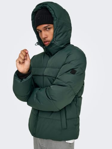 Only & Sons Herren Onselijah Pckt. Hood Jacket OTW Noos, Darkest Spruce, x_s – Ansicht 8