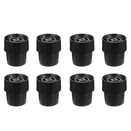 BESPORTBLE Trampoline Leg Caps, 8 Pcs Mini Trampoline Replacement Parts Trampoline Feet Caps Mini Trampoline Rubber Leg Caps for Small Trampoline Prevent Shaking Jump Bed Leg Caps, 40x25mm