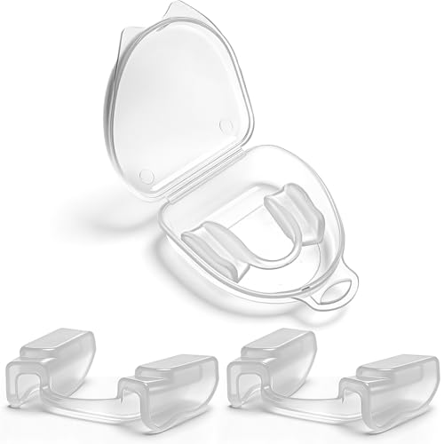 Konohan 2 Pcs Low Profile Weightlifting Mouthpiece Increase Strength and