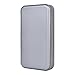 ALACHI USA CD Holder, 72 Capacity CD/DVD Case Holder Portable Wallet Storage Organizer Hard Plastic Protective Storage Holder for Car Travel(72 Capacity, Grey)