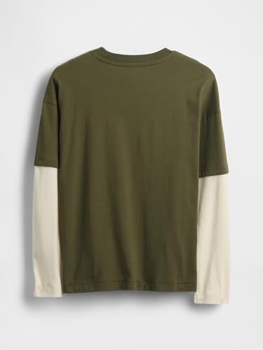 Image of GAP Boys' Long Sleeve Elevated Graphic
