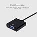 Zuya HDMI to VGA Adapter,Gold-Plated HDMI to VGA Adapter Converter Full HD 1080P External Video Card Multi Monitor Adapter,Desktop, Laptop,HDTV,Monitor,Projector- Black