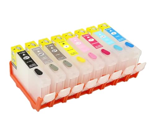 Cartouche CLI-42 rechargeable 8 couleurs avec puces auto-reinitialisables pour imprimante Pro 100