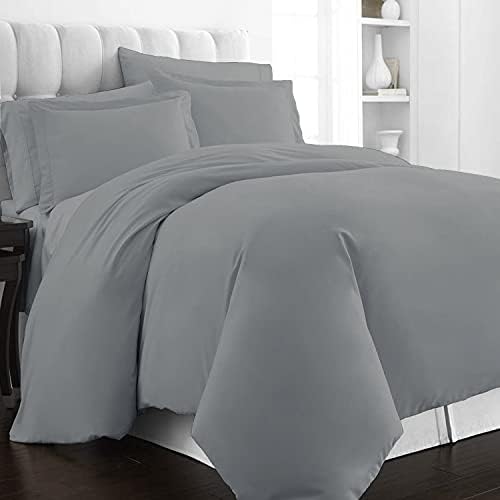 100% Cotton King Size Bed Sheet Set White, Long Staple Combed Cotton 400 Thread Count Bedding, Sateen Cooling Sheets Includes - 1 Fitted Sheet, 1 Flat Sheet & 2 Pillowcases (Set of White Sheet) Pizuna
