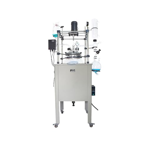 200L Glass Reactor with Advanced Stirring and Heating Functions, Ideal for Large-Scale Chemical Reactions and Distillation