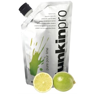 Miyhn White15-772 Fruit Cocktail Mixers - Pure Pour Lime Juice - 1Kg