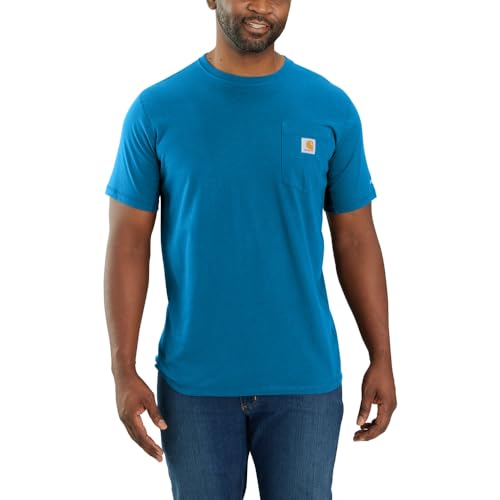 Image of Carhartt Men's 104616 Force Relaxed Fit Midweight Short Sleeve Pocket