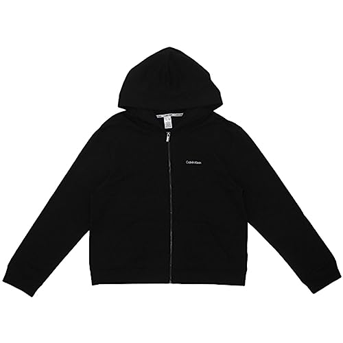 カルバンクライン ck パーカー フルジップ モダン コットン レディース QS6869 BLACK(001) M [並行輸入品]