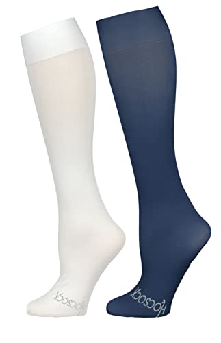 Medium Navy & White Gift Set Socks