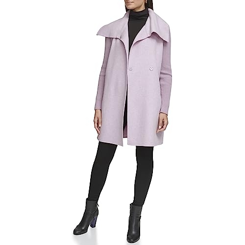 Kenneth Cole Women's Military Wool Blend Overcoat