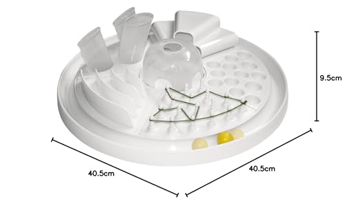 Bayer Design Love, Edupet Katzenspielzeug Center, intelligentes Futterspiel/Activity Board - 05005AA, weiß