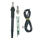 Gettimore Kit de mango de soldador 907 a T12 compatible con pantalla digital OLED V2.1S STM32 para soldadura de precisión y uso industrial a largo plazo, azul y negro