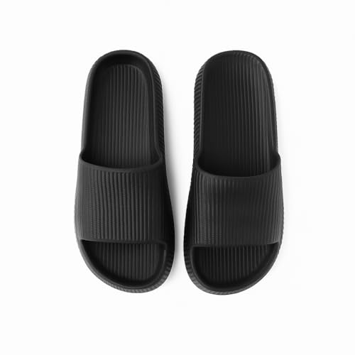 Image of Comfort Plus Flip-Flops, Open Toe Slip-On Sandals, Lightweight Waterproof, White
