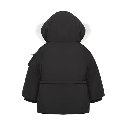 Image of LONDON FOG Girls' Heavyweight Utility Parka With Cozy Trim Hood