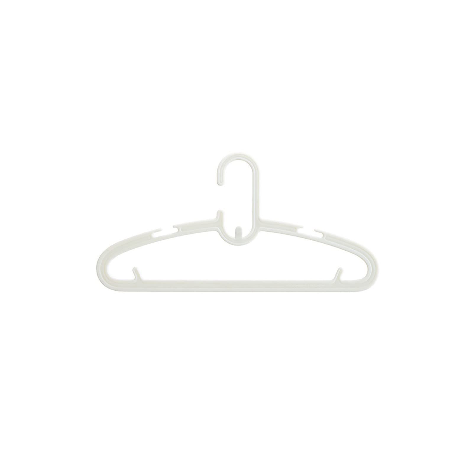 GONMDOPY Coat Hangers,10Pcs Clothes Hanger,Portable Multifunction Clothes Drying Rack Multi-Port Support Coats Storage Hanger, Space Saving/Beige/10Pcs