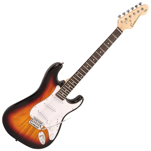 Guitare électrique Sunburst Encore Blaster E60 pour jouer en groupe ou à la maison
