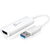 j5create USB to HDMI Multi-Monitor Adapter Supports 1080p 2048 x 1152 @ 32 bits | USB 3.0 with 2....