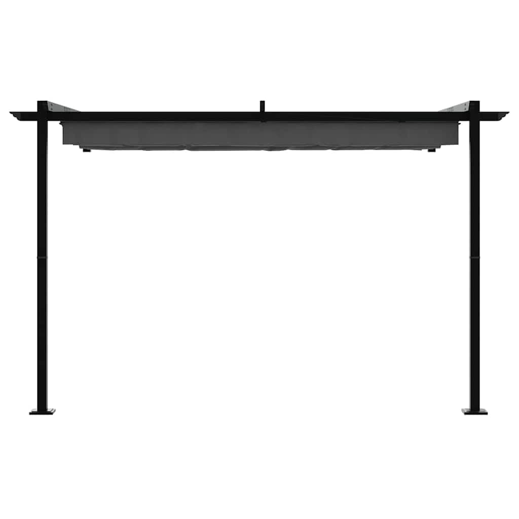 Générique Pavillon Anthracite 300 x 300 x 200 cm Polyester,Maison & Jardin,Pelouses & Jardins,Vie en extérieur,Structures extérieures,Auvents & abris,4003972