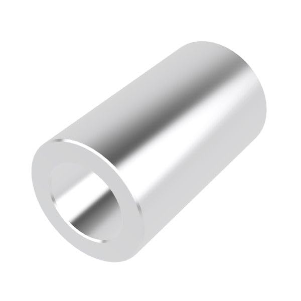 Aluminum Spacer 1/2" OD x 5/16" ID x Many Lengths Round by Metal Spacers Online (7/8" Length, 250) — image 1