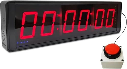 6�����[�X�^�C�}�[ �t�B�b�g�l�X�g���[�j���O�C���^�[�o���^�C�}�[ �X�g�b�v�E�H�b�`�{�^���t��LED�f�W�^���E�H�[���N���b�N �W�� �Q�[�� ���[�X���Z�ɍœK �J�E���g�_�E�� �J�E���g�A�b�v �����R������ (1.5�C���`6�|�W�V����,�u���b�N)