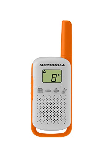 Motorola T42 Triple Talk About – Aparatos de Radio (PMR446, 16 Canales, Alcance 4 Km) Multicolor, ( Paquete de 3)