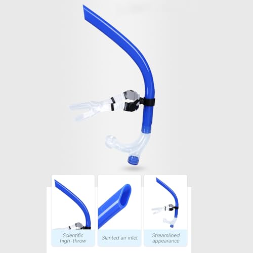 Tuba de natation hydrodynamique avec sangle de tête ergonomique
