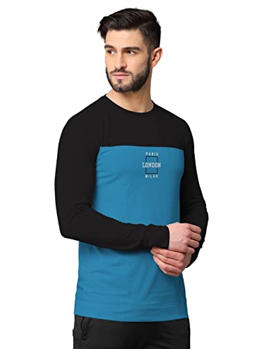 Image of BULLMER Mens Regular Fit Front & Back Printed Fullsleeve Tshirt