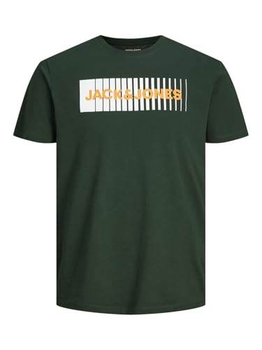 Image of Jack & Jones Junior Boy's Jjecorp Logo Tee Play SS O-Neck Noos Jnr T-Shirt, Mountain View, 10 Years