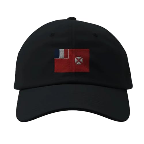 Casquette drapeau de Wallis-et-Futuna noir idée cadeau souvenir original