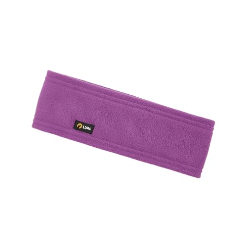 Lupa Kids Handmade Unisex Triple-Layer Micro Fleece Headband - Ear Warmer for Children (Light Purple)