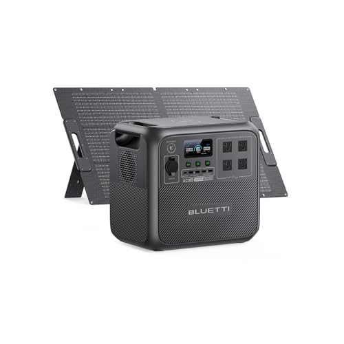 Amazon.co.jp: BLUETTI ポータブル電源 ソーラーパネルセット AC180