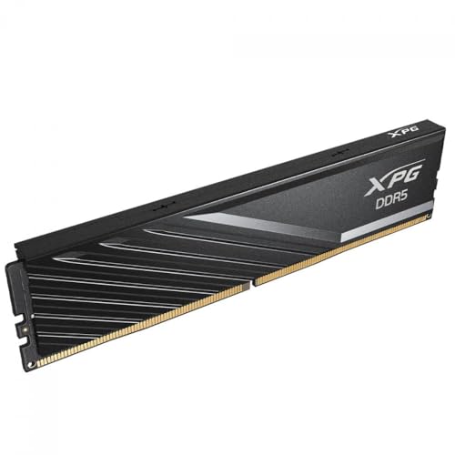 Image of ADATA XPG Lancer Blade RGB 16GB (1 x 16GB) DDR5 5600MHz CL46 Desktop Memory RAM - Black | Gaming U-DIMM Memory Module | Intel & AMD Compatible (Black)