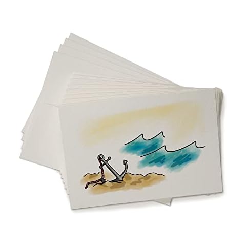 Coastal Anchor Note Cards with Envelopes Cover